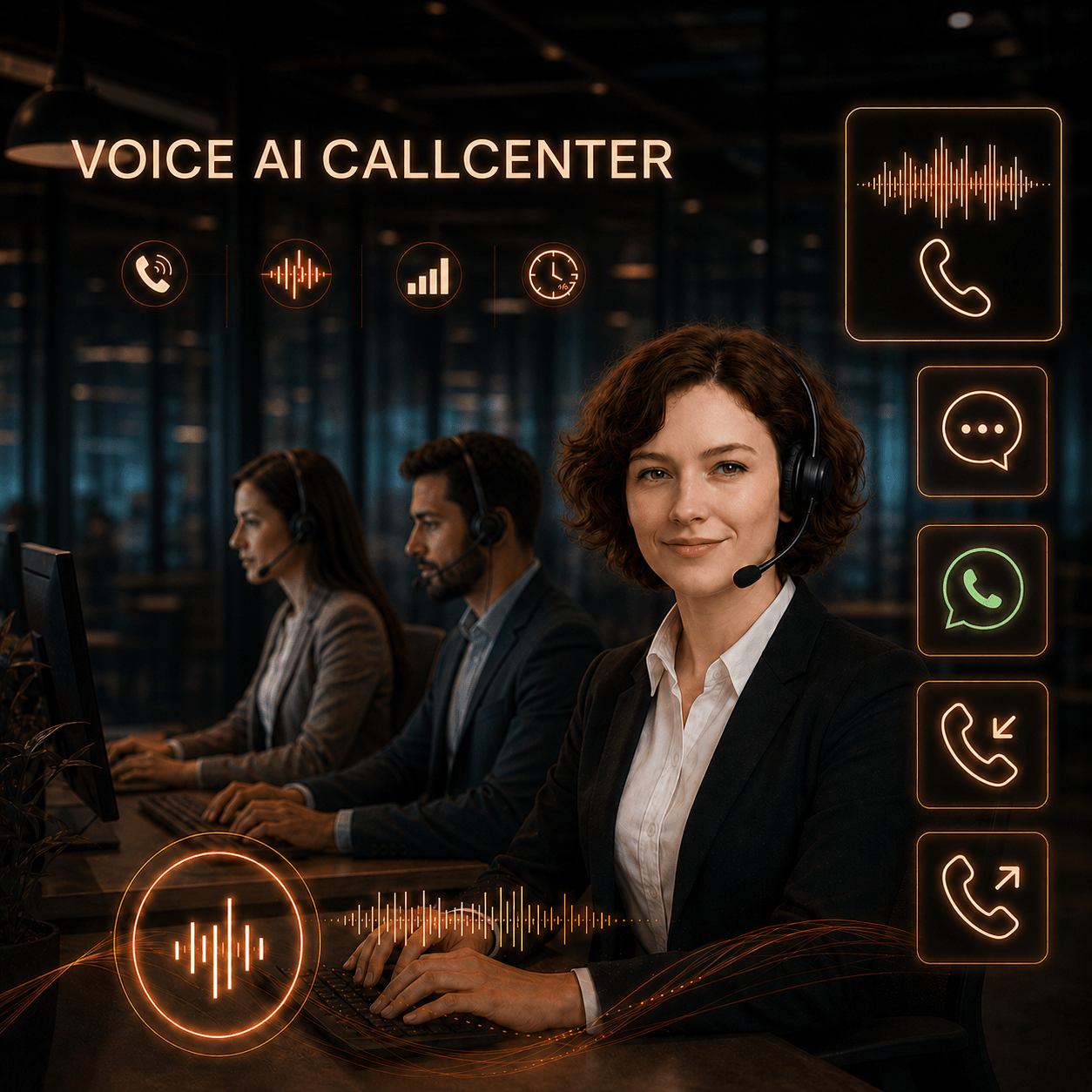 KI - Telefonie | Callcenter - Frag - Maria